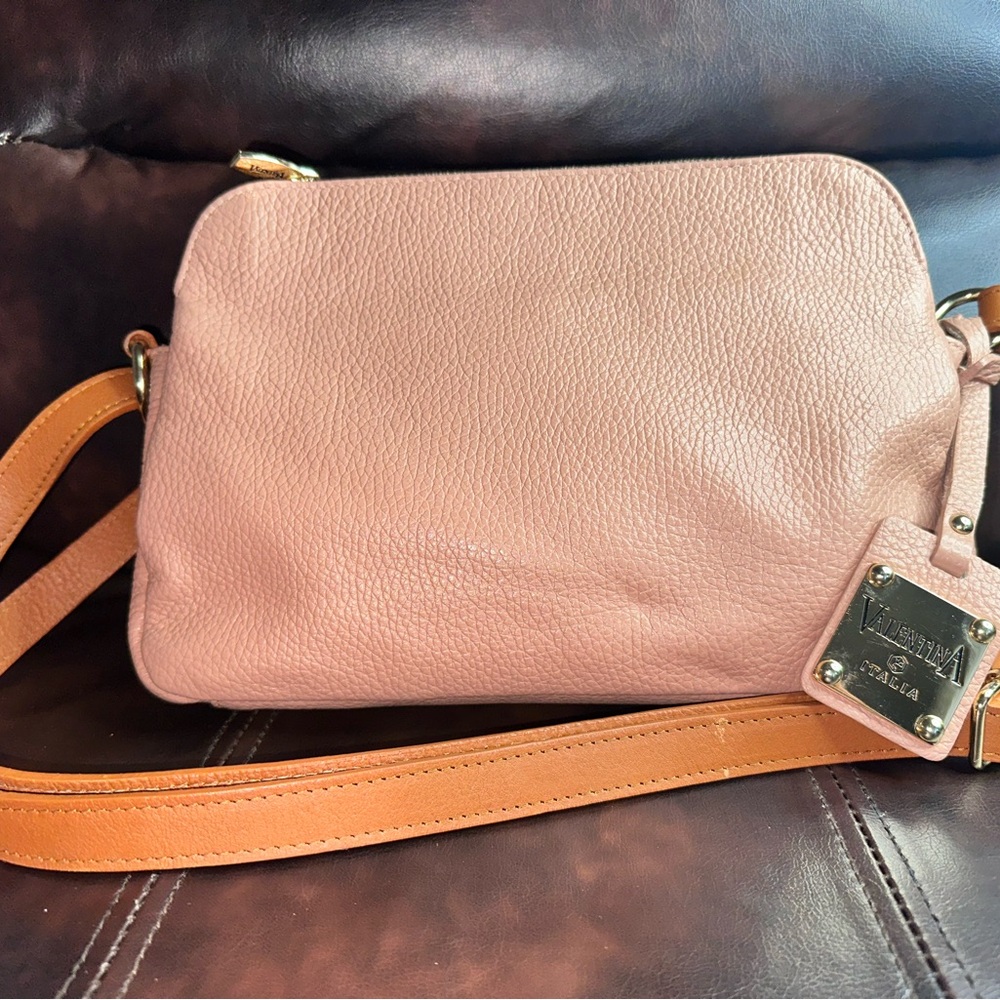 Balenciaga Pink Leather Crossbody Bag